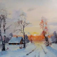 نقاشی رنگ روغن آلاپریما