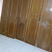 درب چوبی کمد دیواری|جاکفشی، کمد، دراور|میانه, |دیوار