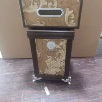 سطل و جا دستمالی طرح دار