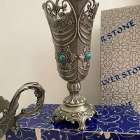 طروف سیلور  اصل قدیمی تزئینی|صنایع دستی و سایر لوازم تزئینی|مشهد, حسابی جنوبی (شهرک غرب)|دیوار