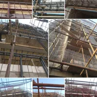 جوشکار والپست/شاسی کشی  نما/ در ارتفاع برشکاری