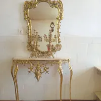 اینه شمعدان برنز