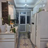 کابینت هایگلاس سفید درحدنو،بهمراه هود و سینک