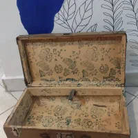 چمدان عتیقه چوبی با قدمت حدود صد سال|کلکسیون اشیاء عتیقه|تهران, زرگنده|دیوار