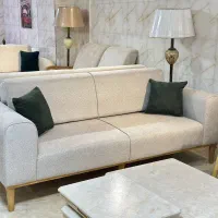 مبل مینیمال دسته چوبی ست ۷ نفره|مبلمان خانگی و میز عسلی|کرج, فاز ۱ مهرشهر|دیوار