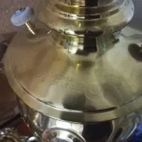 سماور برنجی بزرگ سنگین وزن|صنایع دستی و سایر لوازم تزئینی|مراغه, |دیوار