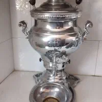 سماور گازی ۸ لیتری کاملا سالم برند تابان