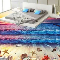 آینه دکورکاغذ دیواری بین کابینت طراحی بازسازی کناف|آینه|کرمان, |دیوار