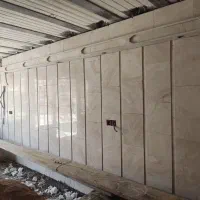 سنگ تراورتن عباس آباد سفید یکدست|مصالح و تجهیزات ساختمان|شیراز, گویم|دیوار