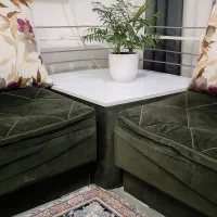 مبل ال کاملا سالم وتمیز|مبلمان خانگی و میز عسلی|رشت, معلولین|دیوار