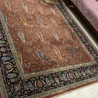 فرش ۶ متری ماشینی ستاره کویر یزد ۱۲۰۰ شانه