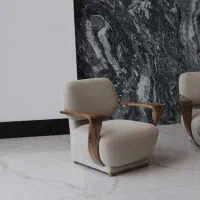 مبل راحتی مدرن دیانا ۸ نفره با چوب گردو