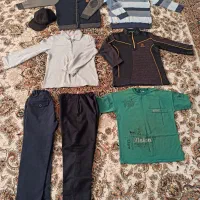 تعدادی لباس پسرانه سایز ۷تا۱۰ سال.
