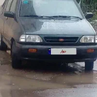 پراید یشمی بی رنگ بی ضربه