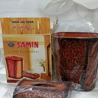 جا دستمال وسطل قدیمی|کلکسیون اشیاء عتیقه|ارومیه, |دیوار