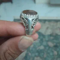 انگشتر نقره رکاب دست ساز