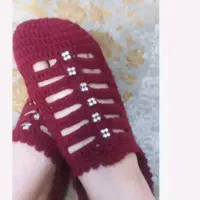 پاپوش دستبافت زنانه و دخترانه|لباس|قزوین, |دیوار