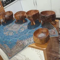 تولید ظروف  چوبی روستیک  میز کنسول..نهار خوری