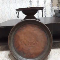 منقل ومجمع مسی باقدمت بالای ۵۰سال|کلکسیون اشیاء عتیقه|رشت, پیرکلاچای|دیوار