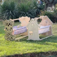 کمد تخت کنار مادر یا ننو یا  نفیس گهواره مدل op