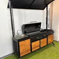 باربیکیو گازی ذغالی|اجاق گاز و لوازم برقی پختوپز|ماهدشت, |دیوار