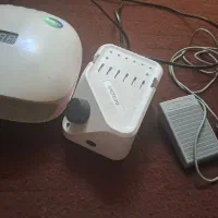 دستگاه یووی و سوهان برقی و قلم کاشت پودر