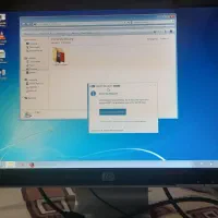مانیتور hp w1707 و کیس کامپیوتر ویرا قدیمی