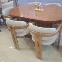 میزو صندلی غذاخوری مدل رستا صنایع چوبی معراج|میز و صندلی غذاخوری|کاشان, پشت شهربانی|دیوار