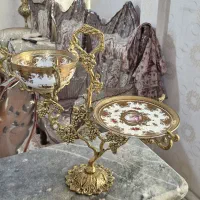 شیرینی و شکلات خوری  و جا چاقو چنگال برنز