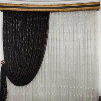 پرده هال با پذیرایی مناسب خانه وویلا