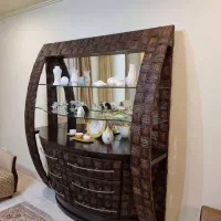 بوفه لامپ دار شش کشو بزرگ