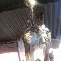 لوستر قدیمی برنجی