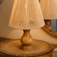 انواع اباژور رومیزی چوبی