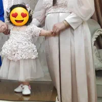 لباس مجلسی مزون دوزی ست مادرو دختر