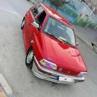 پراید هاچبک مدل۷۵عروسک صورتی هفت رنگ استثنایی