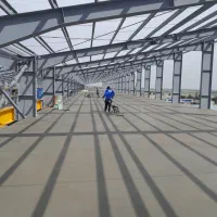 بتن ریزی کف با دوربین تراز لیزری