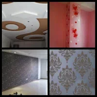 نقاشی ساختمان ورنگ امیزی رنگارنگ|خدمات پیشه و مهارت|آبادان, |دیوار