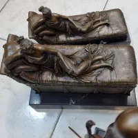 مجسمه های برنزی   هنگ و  امضا دار ظریف|مجسمه، تندیس، ماکت|تهران, فردوسی|دیوار