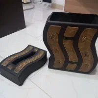 سطل  زباله وجا دستمال