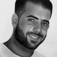 نقاشی چهره سیاه قلم و رنگی|تابلو، نقاشی، عکس|کرمان, |دیوار