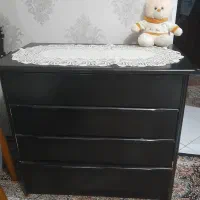 دراور و آینه قهوه ای