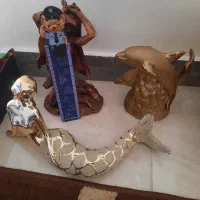 تعدادی مجسمه دکوری سالم|مجسمه، تندیس، ماکت|رشت, حسین آباد|دیوار