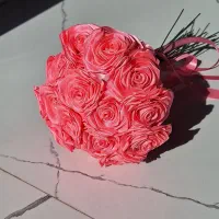 گل روبانی ابدی|گل مصنوعی|بندر گناوه, |دیوار