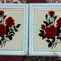 یک جفت تابلو فرش دستباف