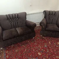 مبلمان هفت نفره و تخت دو نفره|مبلمان خانگی و میز عسلی|سبزوار, کوی بهار|دیوار