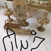 انواع لوازم برنزی برنجی ایینه شمعدان ساعت