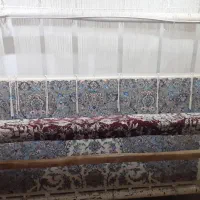 قالی ۶متر ، ۴رنگ  ابریشم ،نقشه تقدیسی