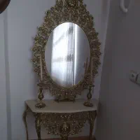 اینه شمعدان برنز