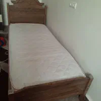 تخت خواب تک نفره چوبی