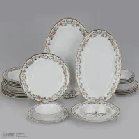 سرویس ۲۸ پارچه چینی زرین ایران|ظروف سرو و پذیرایی|کاشان, امام خمینی|دیوار